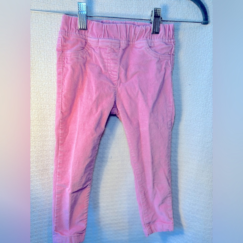 Mini Boden good condition pink stretch cord pat 3T